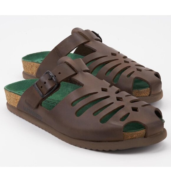Mephisto Wood Men's Sandal - Picture 1 of 6